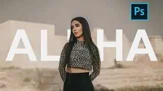 How to Place Text Behind an Object in Photoshop | Easy Tutorial by Alpha Art