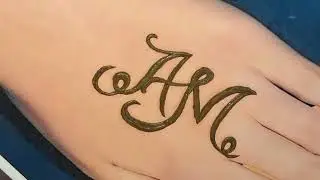 A LOVE M LATTERS MEHNDI /STYLIST LATTER MEHNDI / MEHNDI SIMPLE/MEHNDI TATTU IDEA/VIRAL MEHNDI 