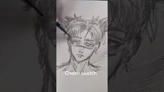 my comeback starts with Choso ~ my hand is in a brace ehh #art #drawing #animeart #jjk