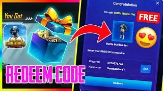 PUBG New Redeem Code - FREE Reward Trick | 100% Works with Proof