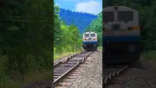 TRAINS CROSSING MOST DANGEROUS RAILROAD TRACK 😱 