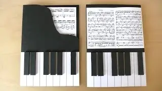 DIY Piano Cards