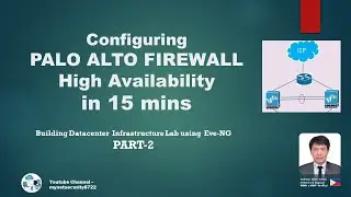 PART-2 HOW TO CONFIGURE PALO ALTO HIGH AVAILABILITY | BUILDING DATACENTER INFRA USING EVE-NG