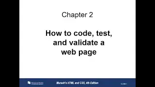 Chapter 2 - HTML/CSS - AWD 1000 Summer 2020