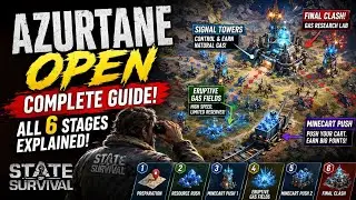 State of Survival Azurtane Open Guide: ALL 6 Stages Explained + Best Strategy!