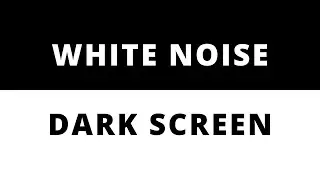 White Noise ( No middle Ads) for Deep Sleep - Black Screen Sleep Sound