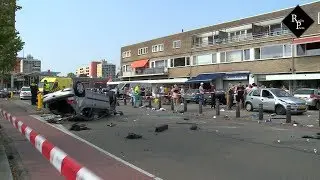 Man veroorzaakt ravage bij ongeval Den Bosch
