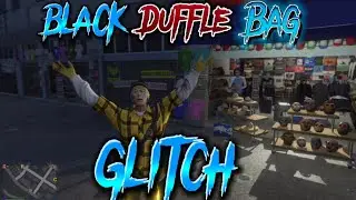 😱BLACK DUFFLE BAG GLITCH 😱HOW TO SAVE DUFFLE BAG ON 🔥ANY OUTFIT🔥 #GTAGLITCH #rockstargames