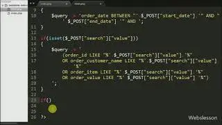 Date Range Search in Datatables using PHP Ajax
