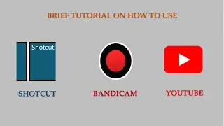 YOU TUBE VIDEO TOOLS  BANDICAM (Screen Recorder)/SHOTCUT (Video Editor) # Youtube Earning