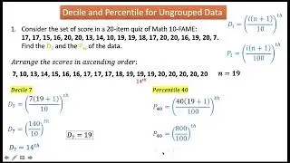 Measures of Position_Decile and Percentile