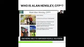 Who is Alan Hensley, CFP®?