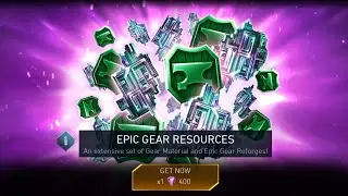 Epic Gear Resources Chest Opening | Injustice 2 Mobile