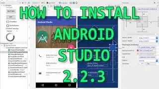 How to install android studio 2.2.3