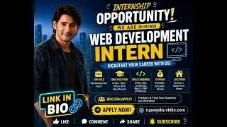 Web Development Internship Opportunity 💻🚀Kickstart your tech career with an exciting internshi