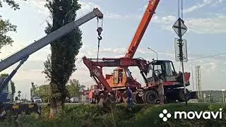 Эвакуация экскаватора