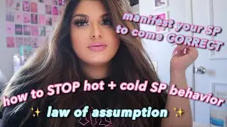 how to STOP hot and cold SP behavior ✨ │ law of assumption
