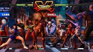 Street Fighter V AE Rashid/Laura/R.Mika/Chun Li/Cammy vs Dhalsim/Necalli/Juri/Falke/Abigail PC Mod