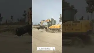 Carrying tools by Excavator ll Civil Construction