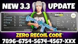 BGMI SENSITIVITY SETTINGS | BGMI SENSITIVITY CODE 🔥 TODAY | BGMI 4 FINGER CONTROL CODE.
