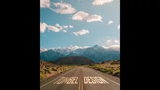 How to blend on Road and text in Photoshop | PHOTOSHOP TUTORIAL