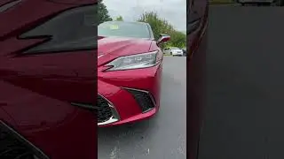 2024 Matador Red Mica Lexus ES 300h F SPORT Handling featuring Black interior♥️ #lexus #lexuses