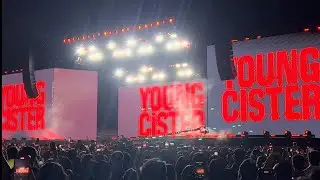 INTRO + TRAPPIN COMO PABLO + DOLCE - Young Cister en Estadio Bicentenario de La Florida 2024
