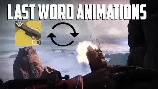 Destiny 2 - Last Word Animations + Ornament