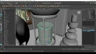 77 Maya Modeling - Candles - Poles, Soft Select, and Maya Sculpting