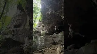 HUGE CLIMBING FALL (Victory!!!) #climbing #sportclimbing #fall