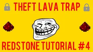 Minecraft Redstone Tutorials || HOW TO MAKE A THEFT LAVA TRAP || iMC