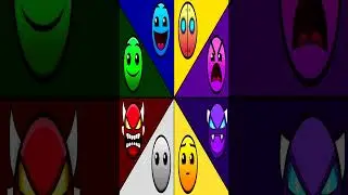 All FIRE IN THE HOLE VERSIONS | GEOMETRY DASH ANIMATION