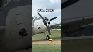 A mighty R2600 clatters away as an Avenger taxis by 