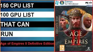 Can Your PC Run Age of Empires II Definitive - Edition Minimum System Requirement Explain