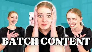 How To BATCH Create TIKTOK Content For Beginners (it's easier than you think!)