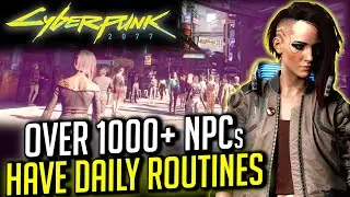 Cyberpunk 2077 News - 1000+ NPCs Have Daily Routines, Cyberspace Combat, and More!