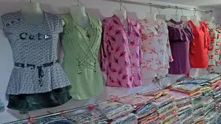 Fancy Party Wear Girls Tops Wholesale Market । Girls Tops Manufacture