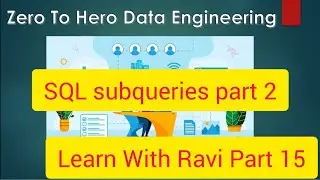 Snowflake Tutorial in Telugu 15 : snowflake sql sub queries with ANY and ALL #subqueries #snowflake