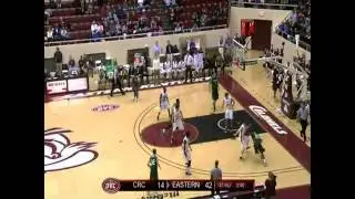 Another spectacular dunk by Eastern Kentucky's Marcus Lewis