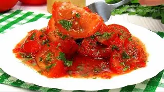 The most delicious tomato appetizer ever! 🍅 Magic salad - easy and fast!