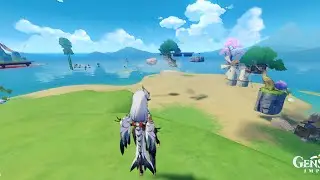Serenitea Pot Parkour Race | Cool Isle Realm v1.0 | Genshin Impact