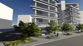 Arikoglu Arkitekt - Mixed Use Building, Stadyum Caddesi, Schematic Design Phase Animation 2