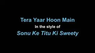 Tera Yaar Hoon Main - Sonu Ke Titu Ki Sweety | Karaoke