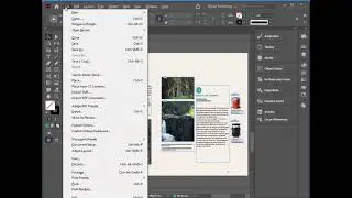 Adobe Creative Cloud:  InDesign - Exporting a Print Layout in EPub format