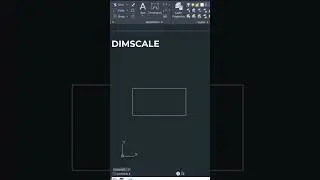 DIMENSIONS SCALE IN AUTOCAD #shorts