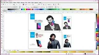 Vivo Mobile Banner Flex Design  in Coreldraw Tutorial BY Zakki Graphics