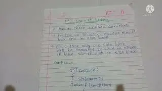 If-Else-If Ladder, Nested If (Lec-10) | C Programming
