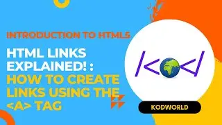 HTML Links Explained! How to Create Hyperlinks Using the a Tag
