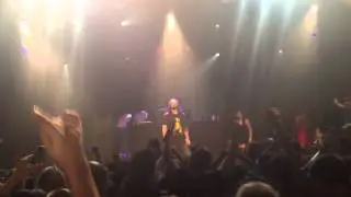 Skream&Benga + Plastician @ NYC 2012 - stage diving