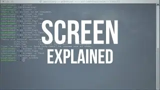 How to use screen on unix systems(Rasbian, Ubuntu, OS X, etc).